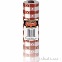 Plastic Table Cover Roll, 40" x 100", Red Gingham   552049387